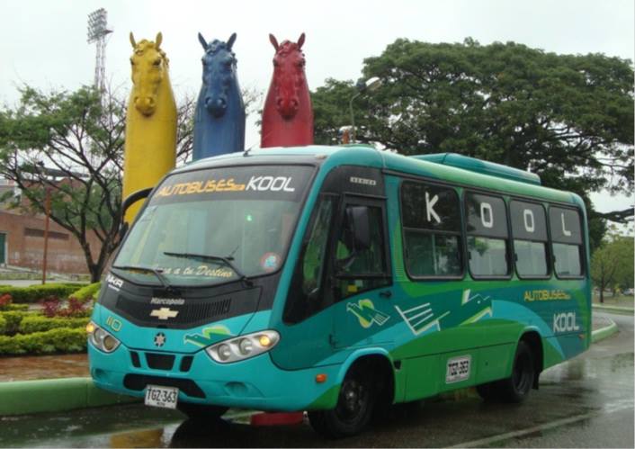 Bus AUTOBUSES - vista panorámica